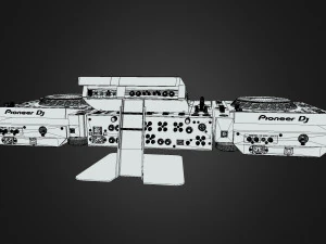 Pioneer DJM-900NXS2-CDJ-2000NXS2 3D Model