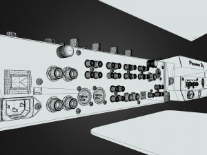 Pioneer DJM-900NXS2-CDJ-2000NXS2 3D Model
