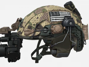 Army Helmet 3D Model