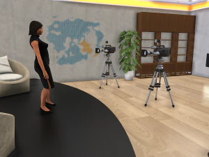 Jennifer Hudson Talk Show 3D Model
