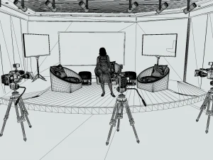 Jennifer Hudson Talk Show 3D Model