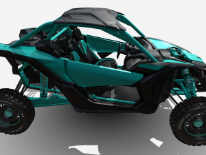 SportBuggy LowPoly 3D-Modell