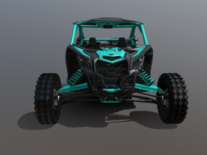 SportBuggy LowPoly 3D-Modell