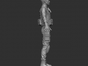 Soldier Character  3D Model