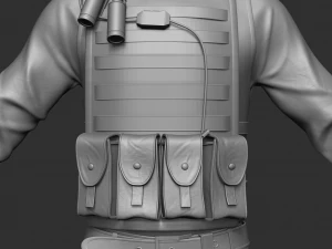 Soldier Character 3D Model