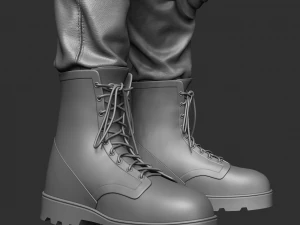 Soldier Character 3D Model