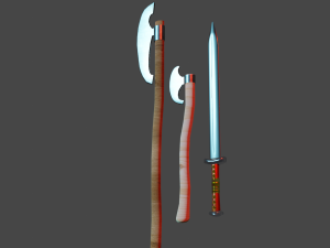 Viking set Modèle 3D