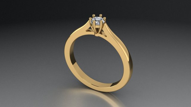 Womens ring diamond Modèle 3D .c4d .max .obj .3ds .fbx .stl .blend 