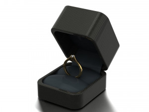 Womens ring diamond Modèle 3D