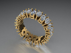 Womens ring Modelo 3D