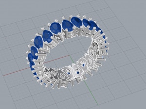 Womens ring 3D मॉडल