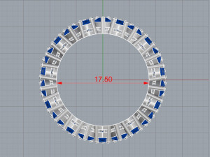 Womens ring 3D मॉडल
