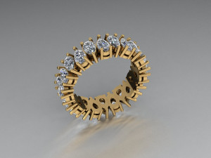 Womens ring 3D मॉडल