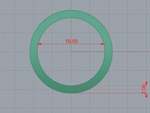 Unisex ring 3D 모델