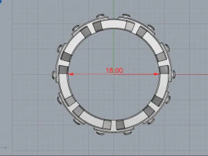 Ring Men gold 3D Model