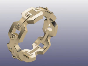 Ring Men gold 3D Model