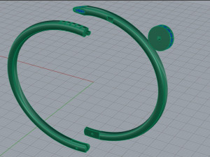 Womens Braclete 3D मॉडल