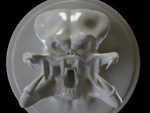 Predator Keychain 3D Print Model