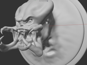 Predator Keychain 3D Print Model