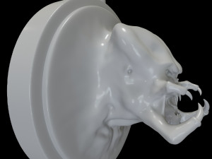 Predator Keychain 3D Print Model