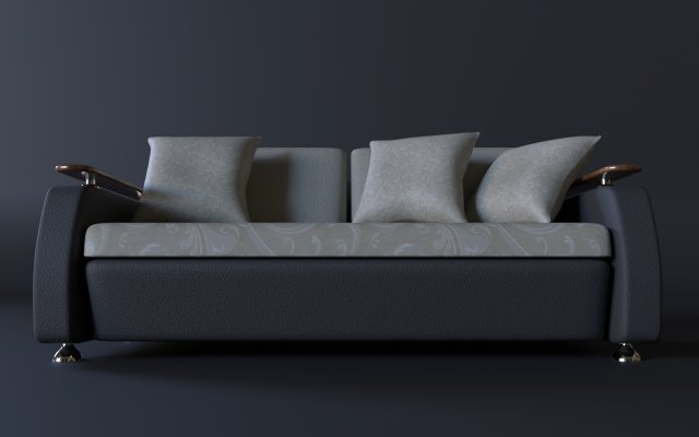 Sofa 3D Model .c4d .max .obj .3ds .fbx .stl .blend 