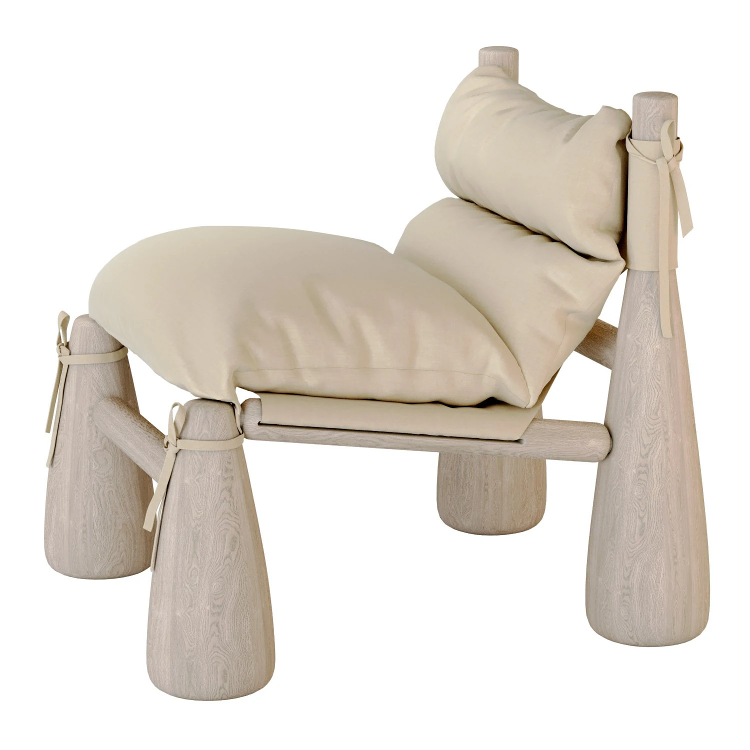 Bell Chair by Studio Sam Klemick 3D Model .c4d .max .obj .3ds .fbx .stl .blend 