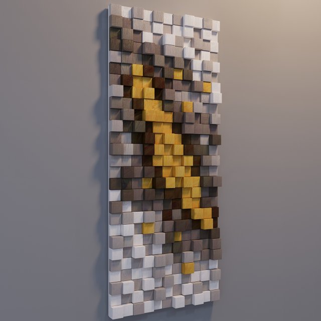 Panels of bruss 3D Model .c4d .max .obj .3ds .fbx .stl .blend 