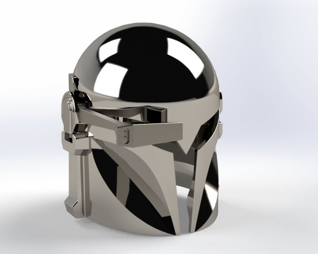 Bo Katan helmet fuul size for print Modelo de Impressão 3D .c4d .max .obj .3ds .fbx .stl .blend 