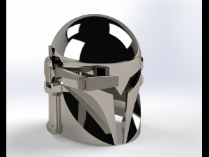 Bo Katan helmet fuul size for print 3D Print Model