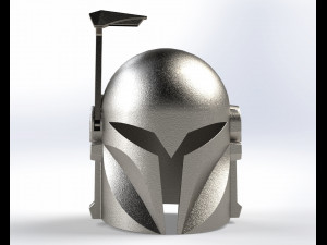 Bo Katan helmet fuul size for print Modelo de Impressão 3D