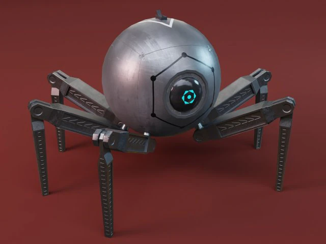 3D 로봇 카메라봇 3D 모델 .c4d .max .obj .3ds .fbx .stl .blend 