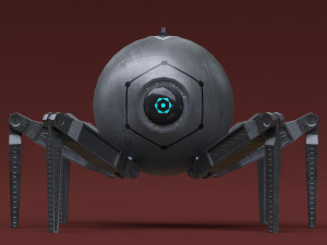3D Robot Camera Bot Model 3D