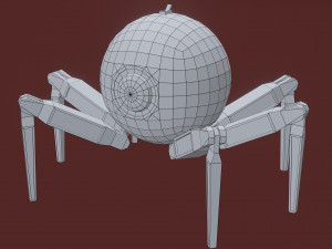 3D Robot Camera Bot Model 3D
