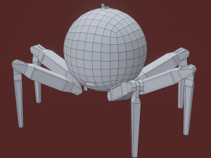 3D Robot Camera Bot Model 3D