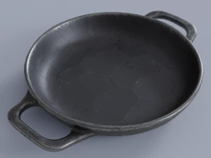 Kitchenware stewing pan wok 3D 3D Model