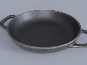 Kitchenware stewing pan wok 3D 3D Model