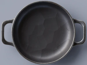 Kitchenware stewing pan wok 3D 3D Model