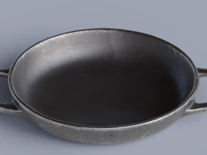 Kitchenware stewing pan wok 3D 3D Model