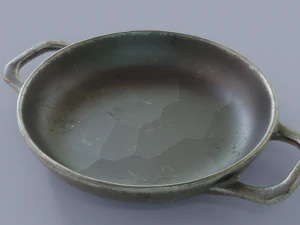 Kitchenware stewing pan wok 3D 3D Model