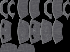 Kitchenware stewing pan wok 3D Modelo 3D