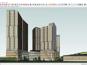 Commercial Complex 108 Model 3D