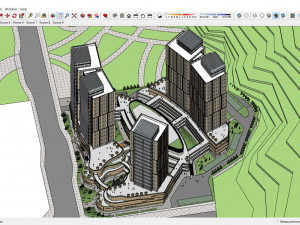Commercial Complex 108 Model 3D