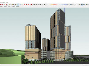 Commercial Complex 108 Model 3D