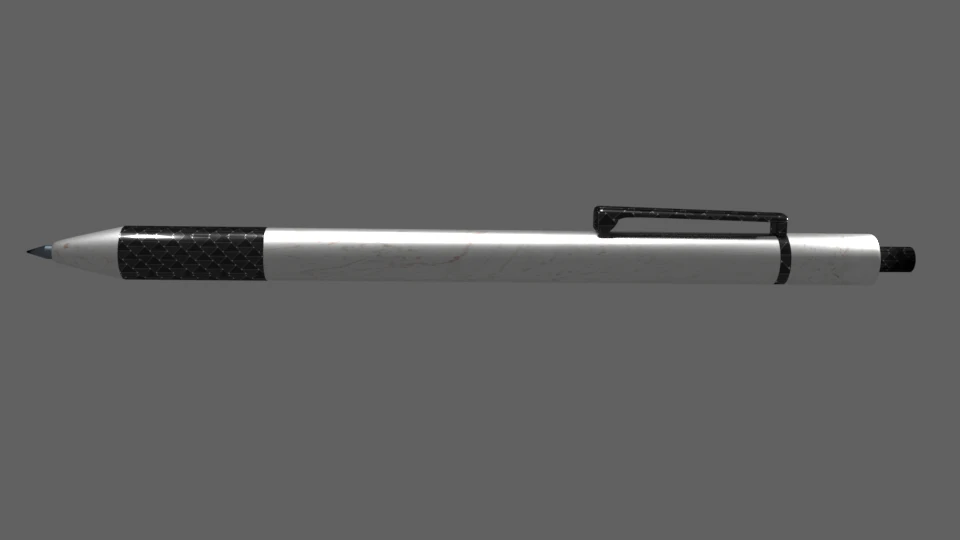 Pen 3D Model .c4d .max .obj .3ds .fbx .stl .blend 