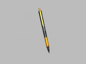 Gold Pen 3D Model