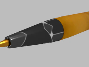Gold Pen 3D Model