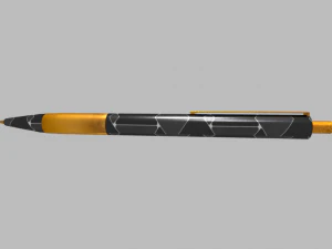 Gold Pen 3D Model