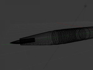 Gold Pen 3D Model