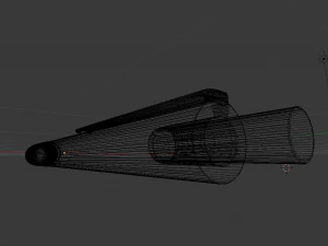 Gold Pen 3D Model