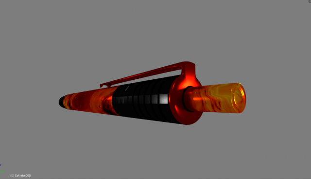 Pen Red Universe Stars 3D 모델 .c4d .max .obj .3ds .fbx .stl .blend 